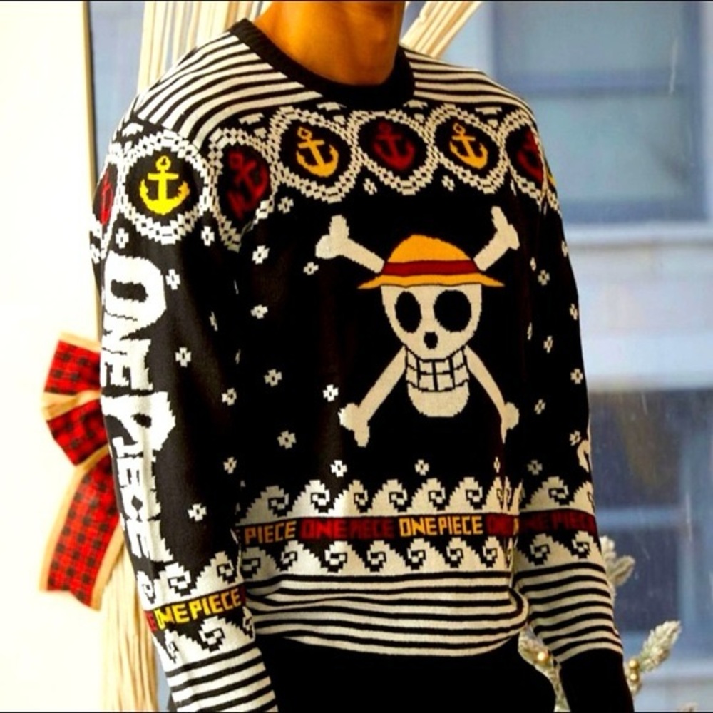 One Piece Straw Hat Pirate Box Lunch Sweater